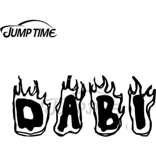 JumpTime 13 x 4.6cm Dabi My Hero Academia Car Stickers Windows Waterproof Decal Motorcycle Helmet Fine Laptop Bumper Decoration