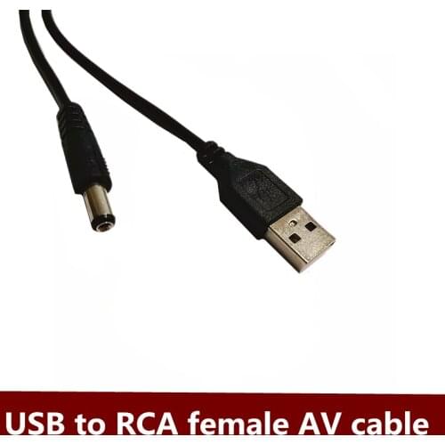 Free mail USB to Lotus female audio cable RCA female AV cable audio cable car audio and video cable copper rca adapter cable