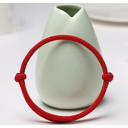 2Pcs Red String of Fate Friendship Bracelets Kabbalah Protection Good Luck Simple Matching Bracelets for Lover Women Men