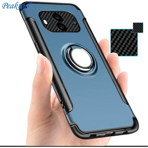 For Huawei Mate 20 Lite Pro 20X Luxury Magnetic Car Holder Cover For Honor 8X MAX 7X 10 Armor Stand Case Nova 3 3i 2 2s