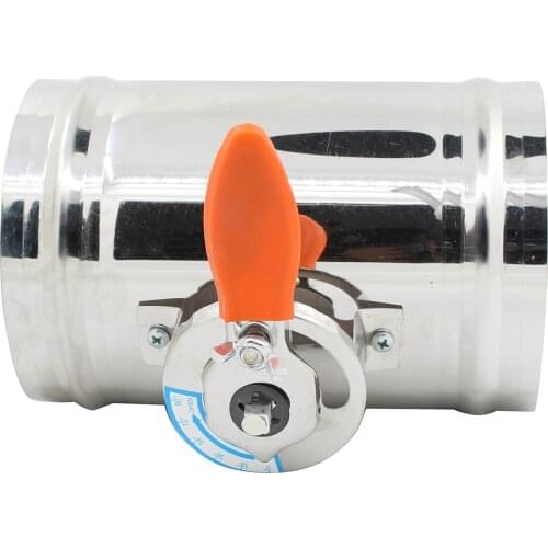 Air Damper Valve manual Ventilation Damper air Duct Vent ouer diameter 80 100 125 150 200 250 300 350 400 mm