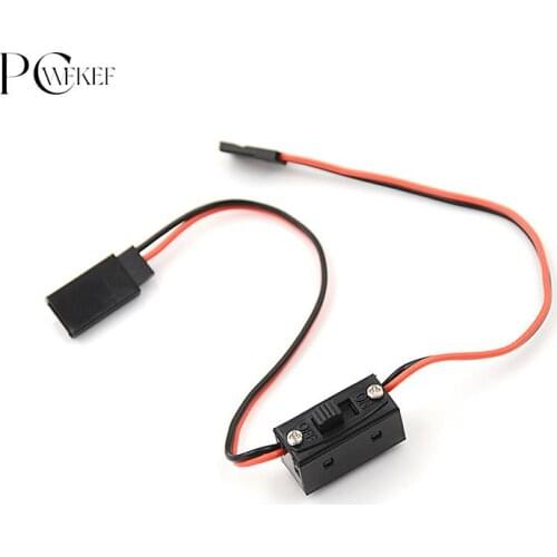 EHBqna New 1pc Control Receiver Power Switch RC Switch Receiver Battery On/Off With JR Lead Connectors