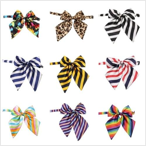HOOYI Women Butterfly Stripe Bow Tie Business Bowties Plaid Dot Print Pattern Neckwear