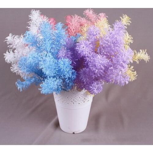 New Rime Flower Artificial Mist Grass Shopwindow Layout Party Wedding Christmas Home Decoration Fake Flower