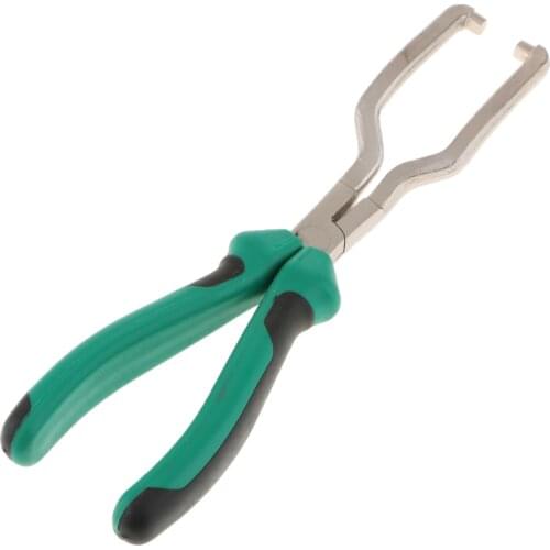 Stainless Steel Rubber Grip Fuel Line Removal Hose Plier for Tanks, Radiators