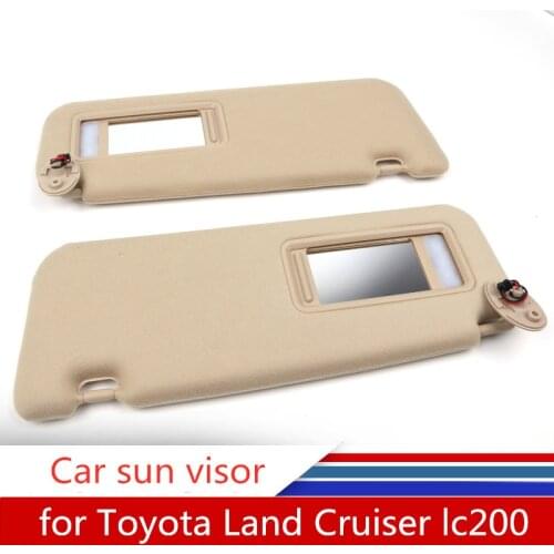 For Toyota Land Cruiser lc200 sun visor with makeup led lights illuminate Land Cruiser reading light conversion supplies