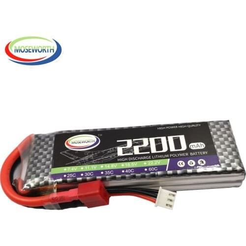 Battery 2S 7.4V 2200mAh 25C 35C RC LiPo Battery For RC Drone Quadcopter Helicopter Car Airplane Toys Lithium Polymer Batteries