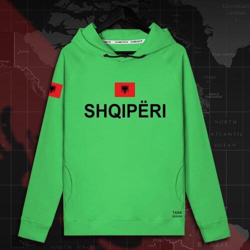 Republic of Albania ALB Albanian mens hoodie pullovers hoodies men sweatshirt streetwear clothes Sportswear tracksuit nation new