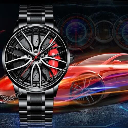 NEKTOM 2021 Top Brand Luxury Men Watch Waterproof Watch For Men Car Wheel Watches Rim Hub Real 3D Model For BMVV M4 Mens Watch