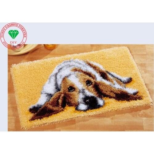 Donkey DIY Needlework cross stitch thread embroidery kits Carpet embroidery Latch hook rug kits rugs carpets Crochet hook Craft