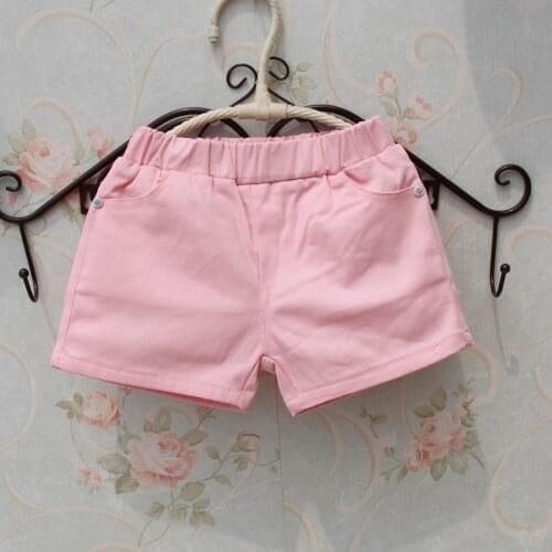 New 2019 Summer Baby Girls Clothes Children Clothing Girls All-matched Casusal Shorts Kids Clothes 5 Colors Age 2-16Y