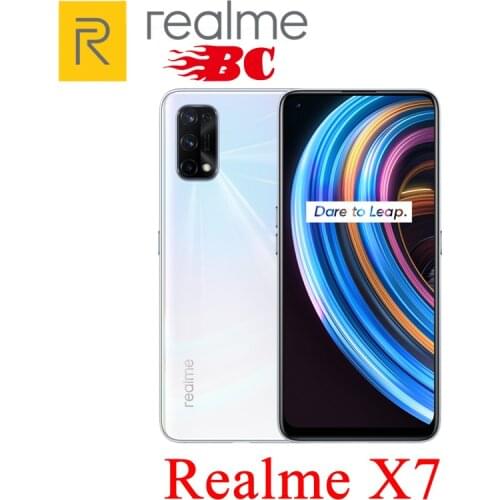 New Original realmeX7 8GB 128G 5G Mobile Phone 6.4"FHD+ AMOLED 4300mAh 64MP Quad Camera Octa Core 2400x1080 65W Fast Charger