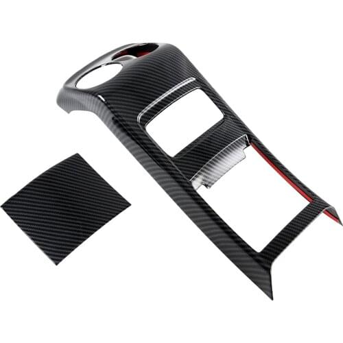 Fit For Benz GLA 2020 2021 Rear Carbon Fiber Rear Air Conditioning Vent Outlet Cover Trim Accessories