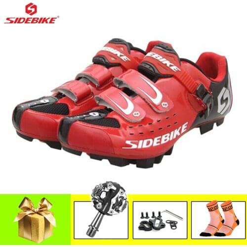 SIDEBIKE Cycling Shoes Sapatilha Ciclismo Mtb Men Women Mountain Bike Shoes SPD Pedals Self-locking Breathable Bike Sneakers