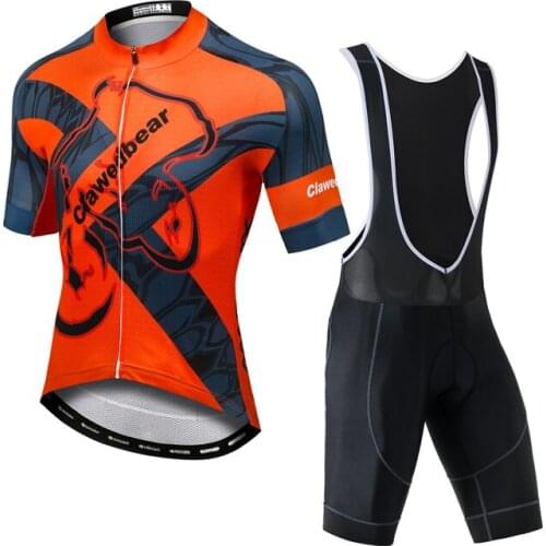 YOCENE Orange Summer Jersey Breathable Bicycle Clothing Vitality Shorts Cycling Suit