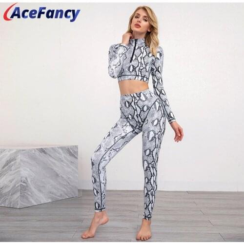 Women Yoga Set Long Sleeve Top Fitness Set 2902 Zip Yoga Top Stretchy Gym Tights Workout Clothes For Women Yoga Suit For Fitness