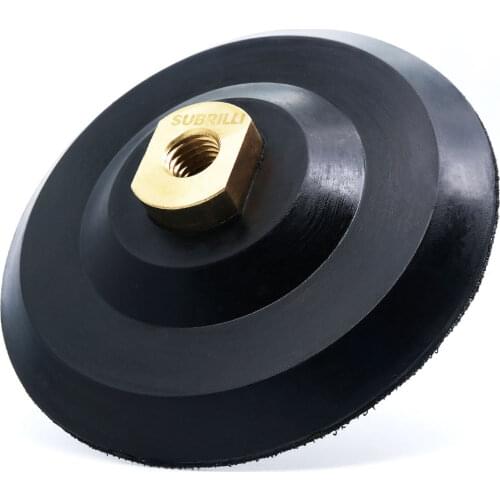 125mm 5 Inch Sanding Pad Polisher M14 Or 5/8-11 Rubber Backing Pad Diamond Tools For Rubber Backer Pads Sanding Pad