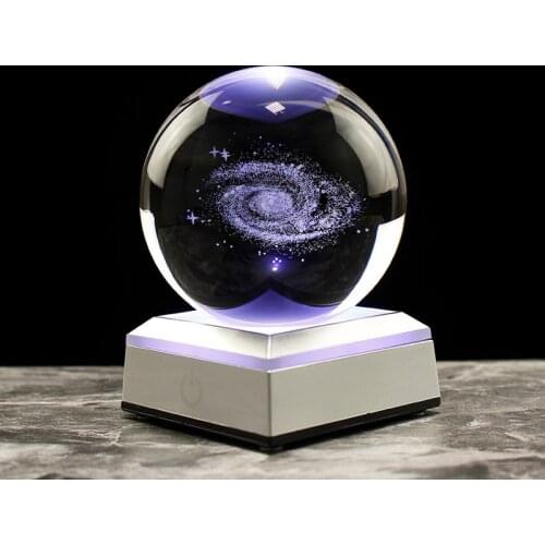 Astronomy 3D Solar System Ball Crystal Globe Planets Model Sphere Home Decoration Accessories