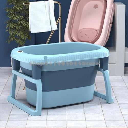 Large Childrens Bath Tub Baby Baby Swimming Bucket Bath Tub Household Childrens Bath Tub Lying Foldable