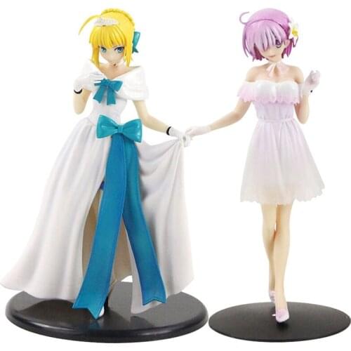 Fate Grand Order Action Figure Mash Kyrielight Saber Heroic Spirit Formal Dress Ver. 1/7 Scale Painted Figures PVC Model Toys