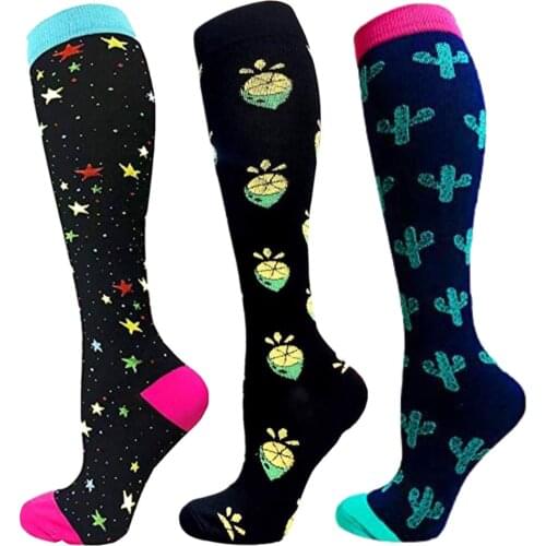Compression Socks Men Women Sport Socks Medical Varicose Veins Hiking Running Socks Stockings Breathable Elastic Pressure Socks
