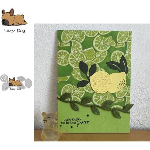 Lemon Fruit Metal Cutting Dies Scrapbooking Stencil DIY Mold Knife Craft Embossing Die Cuts Card Making New Dies For 2020