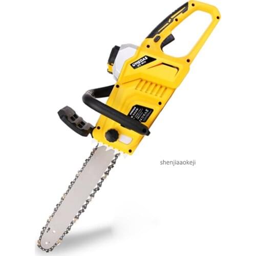 40V Lithium Battery Rechargeable Chain Saw Automatic Fuel Injection Handheld Electric Saw for garden/home/school/Lumberjack 1PC