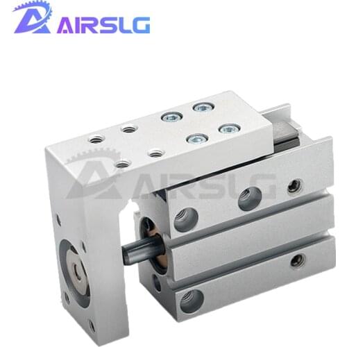 MXH Rail cylinder precision pneumatic slide guide rod cylinder linear side rail MXH6-20 MXH10-30 MXH16-30 MXH20-50 MXH6-30