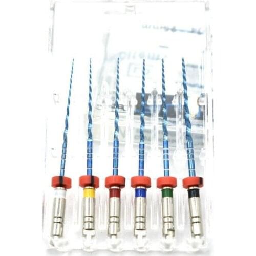 Dental Instrument rotary engine files 04taper 0.04 taper Varety Blue Endo Files Root Canal for Dentistry tool material