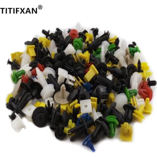 50PCS Car Mixed Universal Plastic Fastener For Toyota Mazda Nissan Honda Ford Buick Hyundai Kia Renault Citroen Peugeot Volvo VW