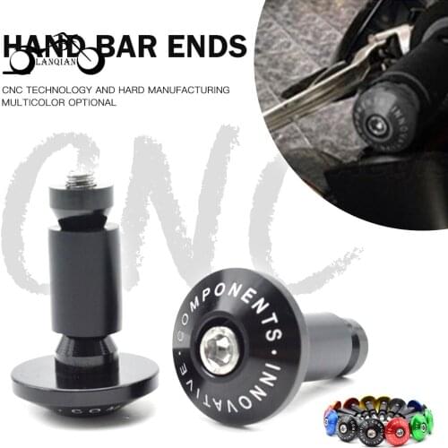Universal 7/8" 22mm CNCMotorcycle Hand Bar Ends Handlebar Grips Ends for Kawasaki Ninja 650R ER-6F ER-6N ER6F ER6N ninja300