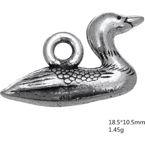 Duck Animal Charm Pendants Jewelry Making Finding DIY Bracelet Necklace Earring Accessories Handmade Tools 3pcs