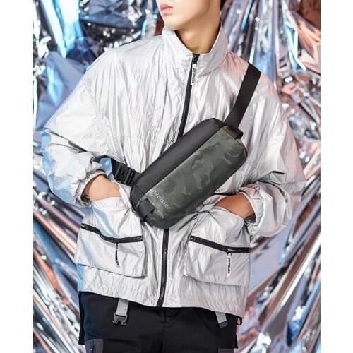 Weysfor New Fashion Oxford Waist Packs Sling Bag Crossbody Outdoor Sport Shoulder Chest Daily Picnic Canvas Messenger Pack Bolsa