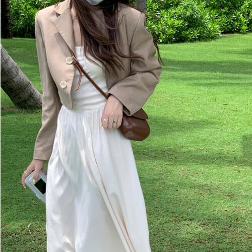 2021 Summer Casual Beach Elegant Dress Women Korean Fashion Evening Party Midi Dress Backless Sexy Designer Strap Sundress Boho