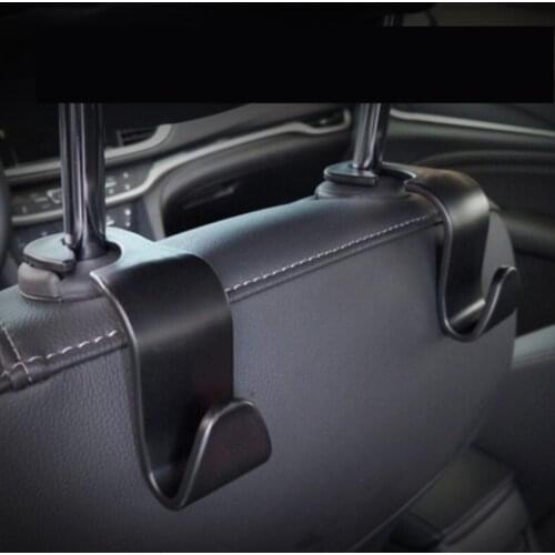 1Pcs Universal Car Seat Back Hook Auto Interior Storage Bracket Hanger Hooks Holder Rack for Bag Purse Cloth Car Accessories