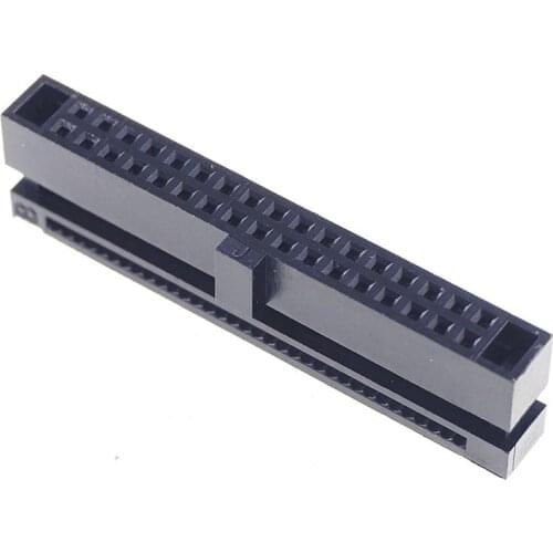 200 Pcs 0.050" 1.27mm 34 Pin dual Row IDC Connector 2x17 P 34 position Rectangular Female Socket Receptacle Ribbon Cable