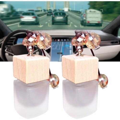 8ML Crystal Monsha Essential Oil Pendant Bottle Car Perfume Pendant Empty Bottle Glass Bulk Perfume Bottle M8617