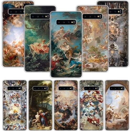Palace of versailles The Creation of Adam Case for Samsung Galaxy S20 Ultra Note 10 9 8 S10E S9 S8 J4 J6 J8 Plus + Pro S7 S6 Sof
