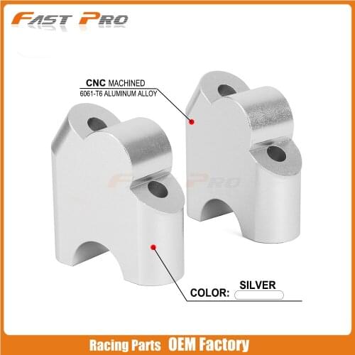 CNC Billet HandleBar Fat Bar Risers Mount Clamp Adaptor For HONDA CRF1000L ABS DCT 2016 2017 16 17