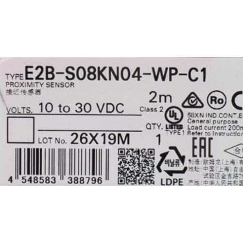 Omron proximity sensor original genuine non-screen E2B-S08KN04-WP-C1 B1 C2 B2