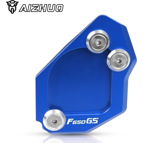 For BMW F650GS F650 GS F 650GS 650 GS 2007-2014 Motorcycle Side Stand Extension Pads Kickstand Protector Enlarger Support Plate
