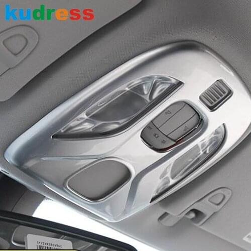 For Jeep Compass 2017 2018 2019 2020 2021 ABS Matte Car Interior Reading Light Lamp Panel Cover Trim Stickers Accessories