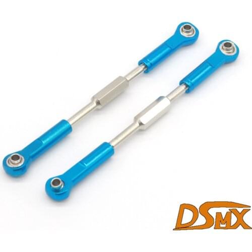 2Pcs HSP 860015(60034) Aluminum Linkages Upgrade Parts for 1/8 Nitro Off Road Monster Truck RC Model Car Blue RC Car CNC 94762