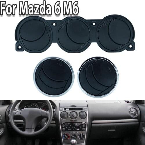 K-Car Front Interior Dashboard AC Heater Air Condition Vent Outlet For Mazda 6 M6 Instrument Panel Vent