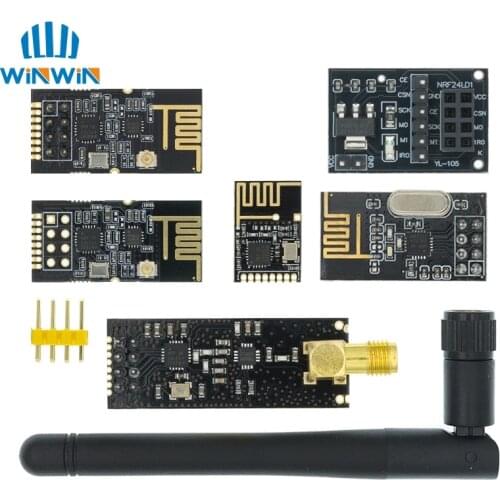 NRF24L01+ 2.4G wireless data transmission module 2.4GHz NRF24L01 upgrade version NRF24L01+PA+LNA 1000 Meters GT24 For Arduino