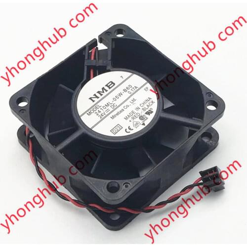 NMB-MAT 2410ML-05W-B60 D23 Server Cooling Fan DC 24V 0.17A 60X60X25mm