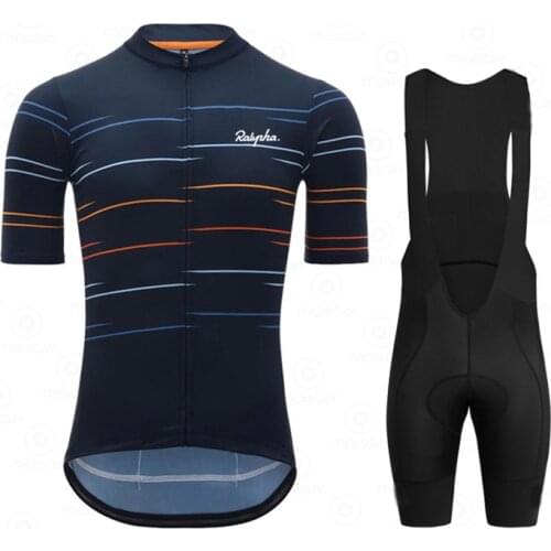 Ralvpha 2021 New Cycling Clothing Road Bike Wear Racing Clothes Quick Dry Mens Cycling Jersey Set Ropa Ciclismo Maillot Suits