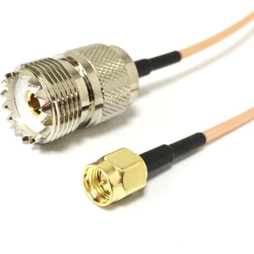 New Wireless Modem Cable SMA Male plug To UHF Female Jack RG316 Wholesale Fast Ship 15CM 6inch