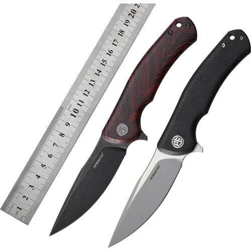 Petrified fish 949 K110 steel blade ceramic ball bearing hunting knife outdoor camping pocket EDC tool folding knives