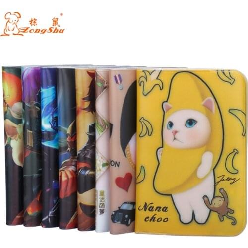 Cute Animation Character Passport Holder PVC Travel Passport Cover Card & ID Holders Mini Cartoon cartoon Passport Case